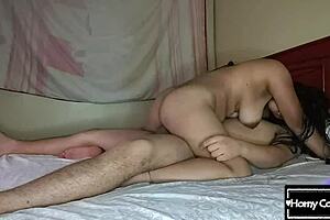 The bitchy cheerleader eagerly sucks a massive 10 inch cock