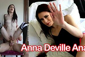 A morning fuck for a tattooed beauty with a craving for anal - anna deville