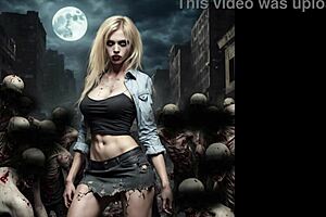 Italian milf in horror cosplay giving blowjob 😱🎥