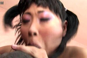 i fucked that slut asian milf with my monster cock on the bed