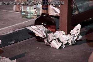 lisa rose moans as she gets double dicked in the alley