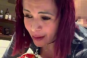 zamira and aleja in a wild april with threesomes and lots of milk in the mouth