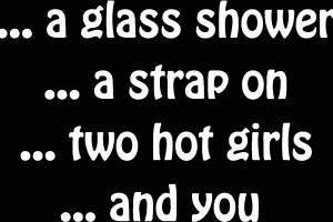 Sara jay's huge strap-on puma swede in the shower