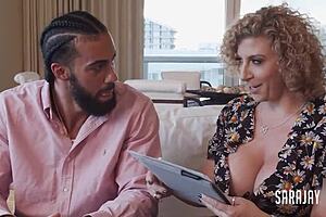 Sara Jay's massive ass bounces on James Angel's thick rod.