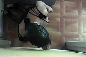 Preview: Fishnet Catsuit Gloryhole Cock In Mouth And Pussy