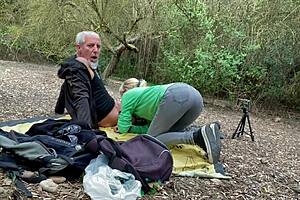 excursion with my stepbrother on the mountain