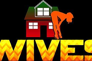 skinny blonde wife’s natural tits shine