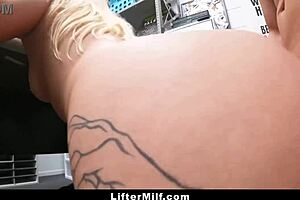 i as strict mall officer strip search shoplifters with tits and ass domination.