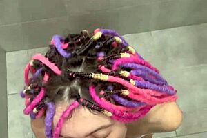 Blue-Eyed Amateur Squirts After Cumshot and Sperm Eating