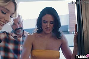 Bold Stepfamily Orgy With Monster Cock And Curious Wife In Group