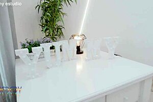 Cute Brazilian Lia Loci's First Time In Yummy Estudio With Double Penetration Footjob And Cum Swallow