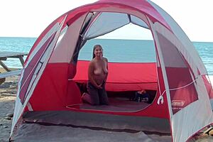 milf housewife wanna hang out with the guys at the beach