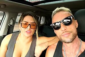 just a peek at the roadside interview before banging that hot latina’s ass outdoors.