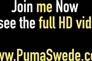 Swedish Blonde PUMA SWED Teases BAREFOOT