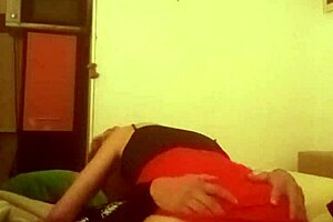 my drunk stepmom stumbles in from party in short red dress. i get hard and end up breaking her ass!