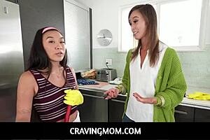 asian milf christy love teaches stepson pussy fingering