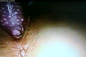 blindfolded wife gets fucked with rabbit toy and cum 😈