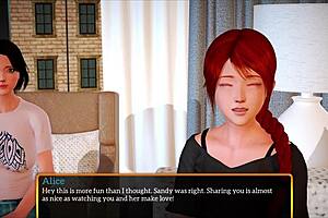 Welcome to my new family with redhead teen