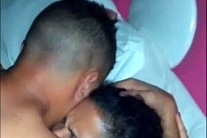 Karina Sucks Two Young Cocks