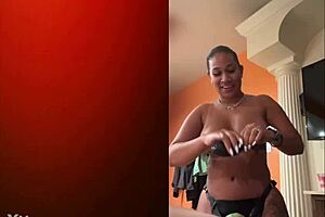 sissy undergoes milking session with post nut play