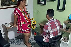 Stepmother fucks her stepson