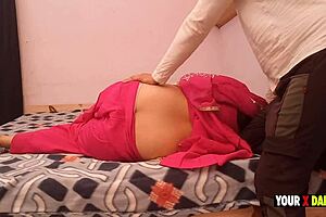 punjabi bhabhi's big ass gets massaged and pounded hard.