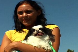 Slutty Brunette Girl Deepthroats Cock In Cowgirl Assfucking