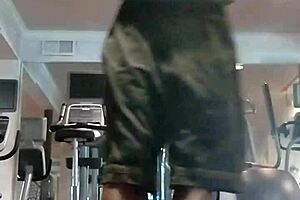 I, like, work out at the gym with my athletic roommate, feeling so fit