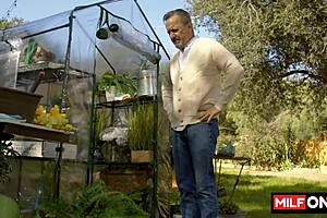 sexy blonde milf jenna starr drilled hard in garden by diego perez