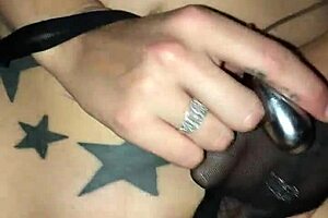 Skinny Milf Wife Spreads Pussy For Cumshot, Then Cleans Up Close