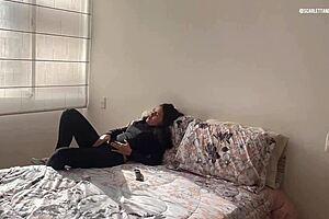 why does my stepmom touch herself while i watch in the closet?