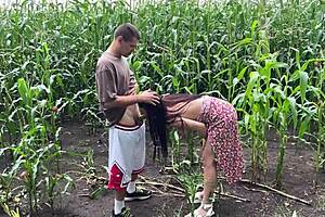 i banged my horny stepsister in a rainy cornfield... damn hot! 🌧️🍑