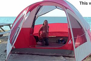 milf housewife wanna hang out with the guys at the beach