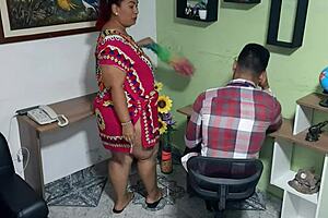 Stepmother fucks her stepson