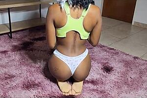 latina with tight cheeks, umm, getting naughty alone at home. so hot, can’t stop!