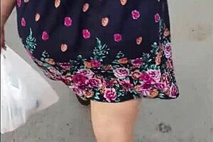 Ever seen a curvy mature maid in a skirt and thong walking down the street? Should I follow her for more?