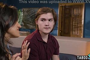 careful milf penny barber guides stepson and teen gf 😏