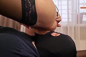 She dominates as femdom, pissing in mouths during wild MFM amateur play.