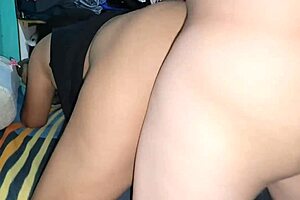 Fucking this single mom with TV on while kids play outside?