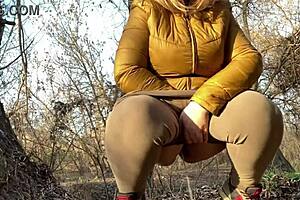 Mature mother-in-law’s watery world