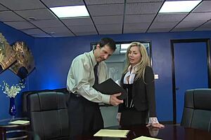 The Nymphomaniacal Manager Demands a Hard Fuck from Her Employee