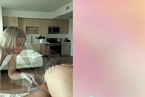 Russian Bombshell Reveals Shaved Pussy