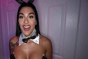 Halloween Hedonism: Egypt's Husband Watches As She Enjoys First Big Black Cock With Kaby Snow