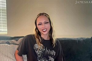 Sexy Hanah Quinn drops by for a hot massage session