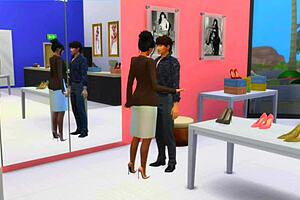 Cinderella Milf Gets Hardcore Fucked In Shoe Store By Tattooed Guy.