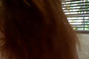 hot milf with big tits and wet pussy gets clothes ripped in homemade scene