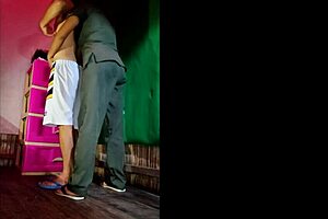 Stepson tricks stepmom into thinking stepdad cheats, takes her home for homemade sex.