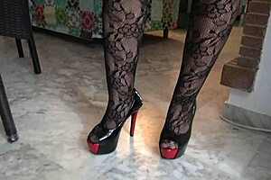 Taboo family french stepmother lets stepson WATCH how she PISS in front of him