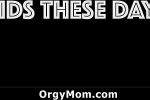 Horny milf makes sex deal with her stepson for big cock blowjob