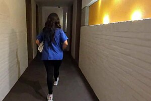 cleaning service hotel latina big booty seduced